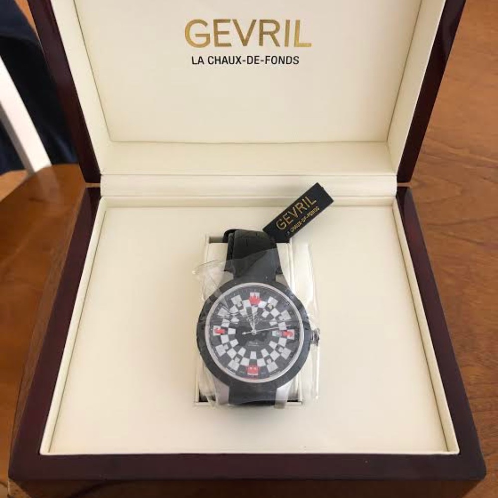 NWT Gevril Men's Watch Black